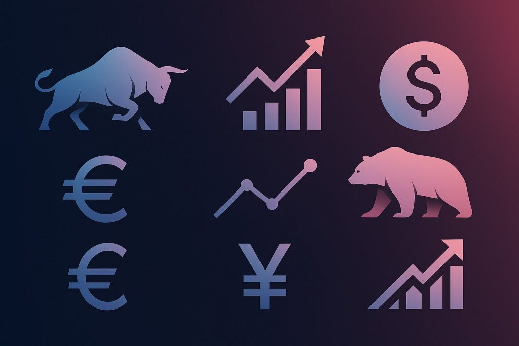 aiquant concept 4 financial symbols web